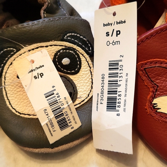 NWT two pair of baby moccasins - Picture 2 of 8